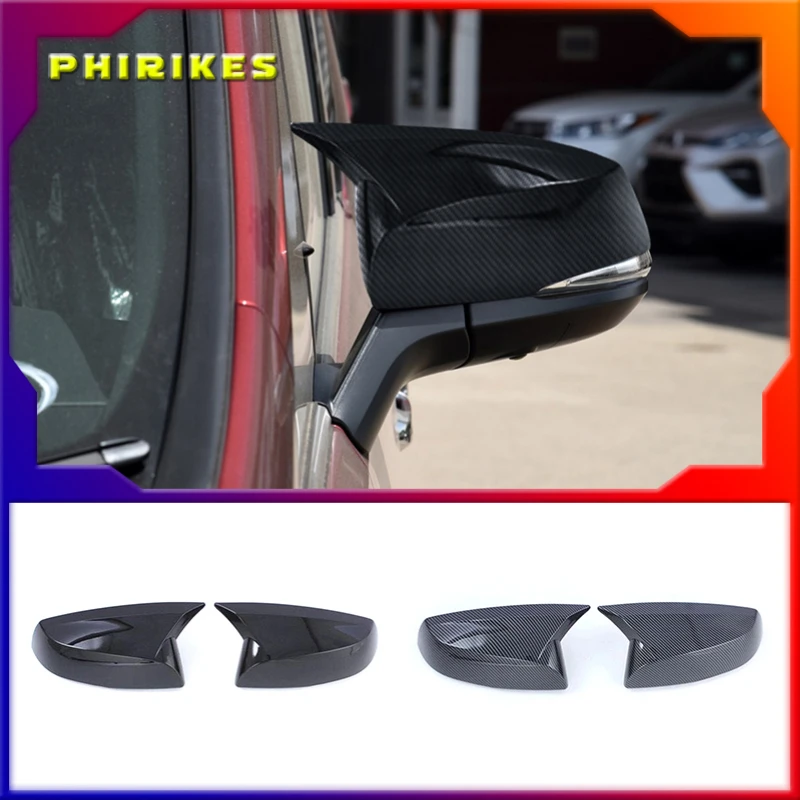 

ABS Carbon Fiber For Toyota Alphard Vellfire 2016 2017 2018 19 2020 Car side rearview mirror Cover Trim Auto Accessories Styling