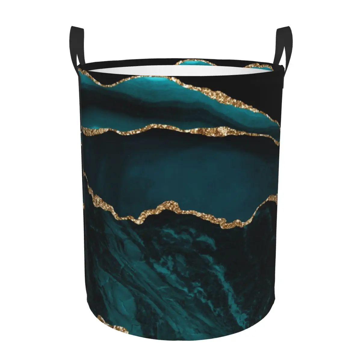 

Мраморная корзина для белья из полиэстера