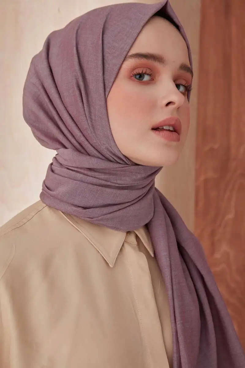 

ShantuQ Phoenix Cotton Shawl Mürdüm