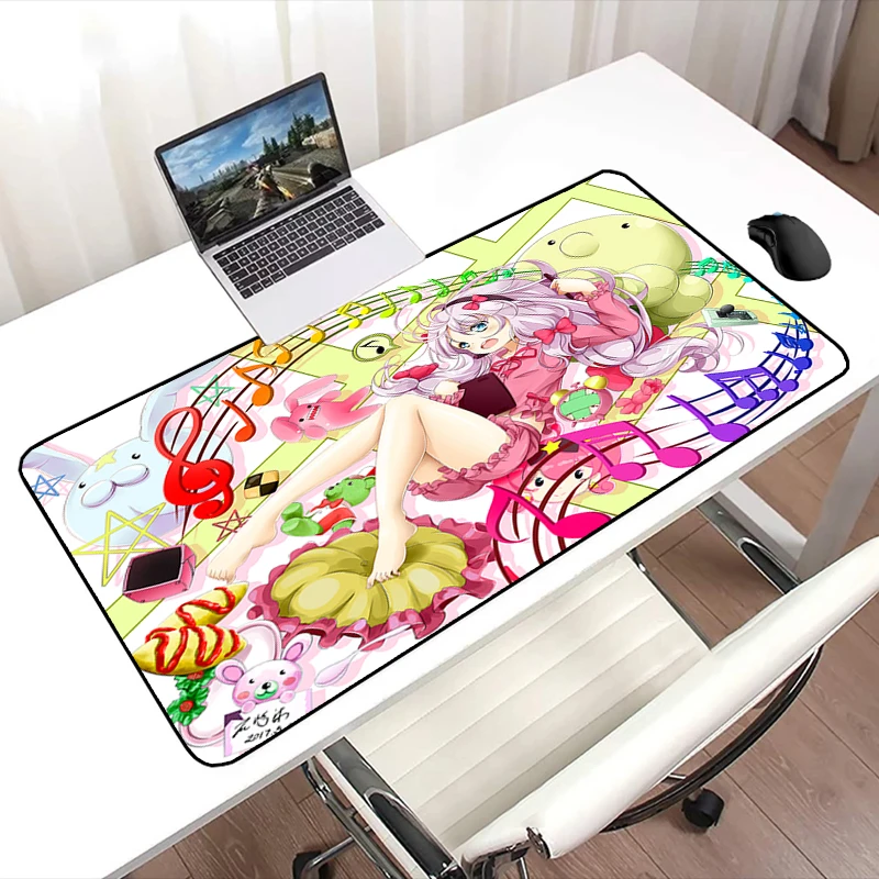 

Аниме Коврик для мыши Eromanga Sensei, аксессуары для игрового ПК, резиновый коврик для настольного компьютера, коврик для мыши, коврики для клавиа...