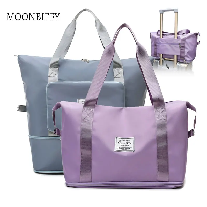 

Large Capacity Folding Travel Bags Waterproof Luggage Tote Handbag Travel Duffle Bag Gym Yoga Storage Shoulder Bag Dropshipping