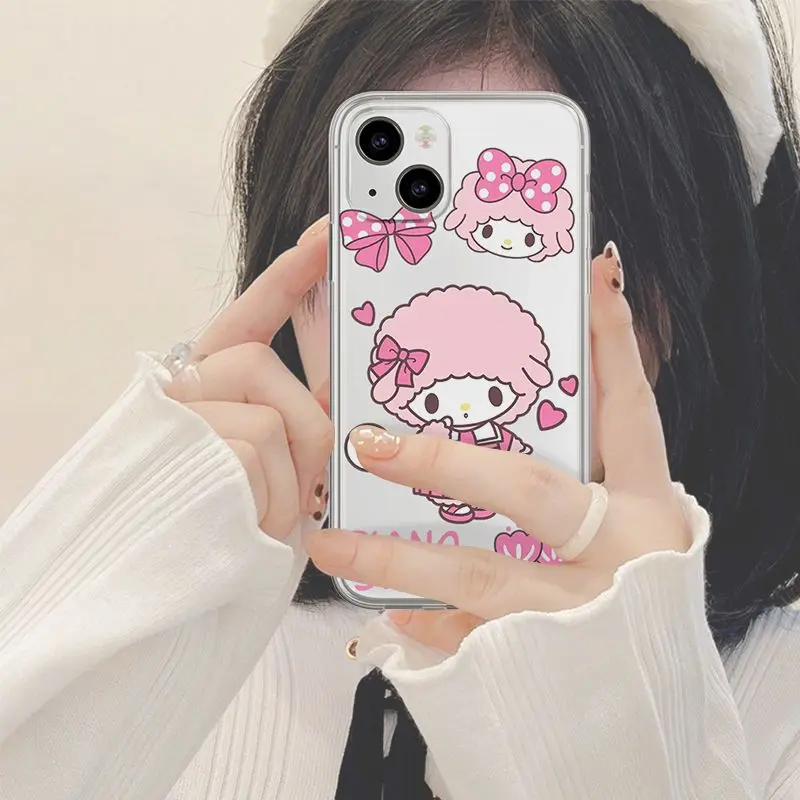 

Kawaii Sanrio Phone Case My Melody Accessories Cartoon Cute Anime Iphone 14 13 12 Promax Xsmax Xr Protect Fall Prevention Gift