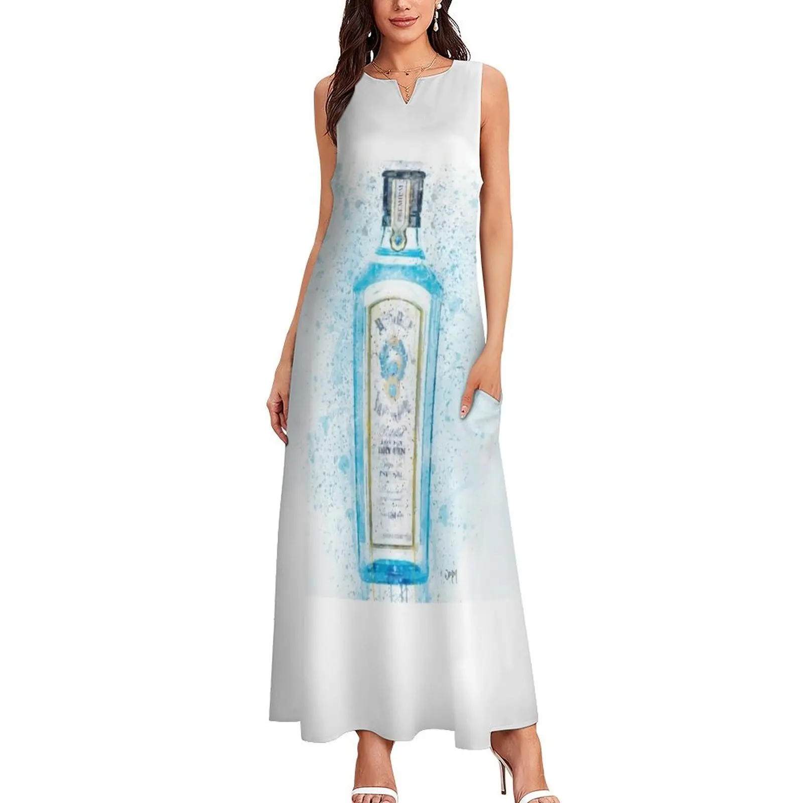 Женское платье из полиэстера