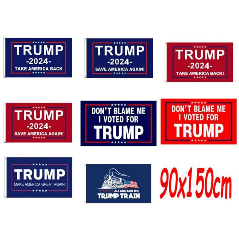 

ZXZ 3x5ft 2024 Trump President USA Flag Take America Back Save America Again Keep US Great No More Bullshit Banner