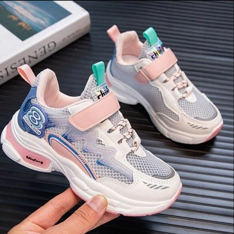 

2022 Kids Tenis Sneakers for Girls Lightweight Sports Running Shoes Children Casual Sneakers Boys Autumn Spring Shoes