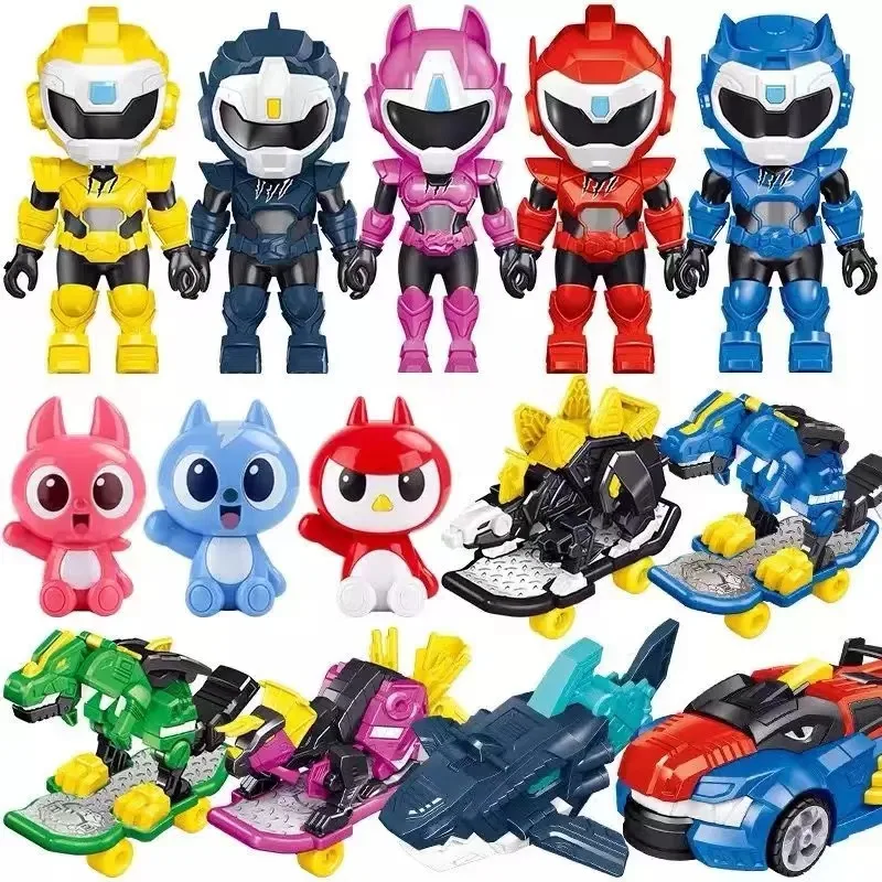 

Игрушка-динозавр в виде болта компл. Mini Force X, 11 шт./компл., в стиле аниме, коллекционная