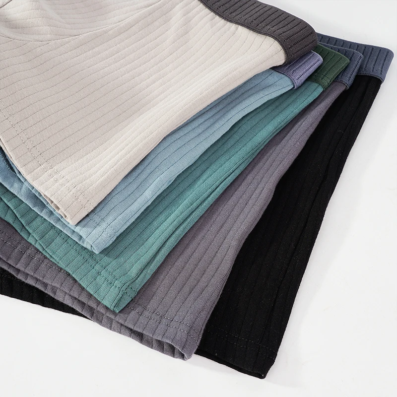 Male Panties Cotton Men's Underwear Boxers Breathable Solid Color Underpants L-4XL Comfortable Skin-Friendly Men Boxer