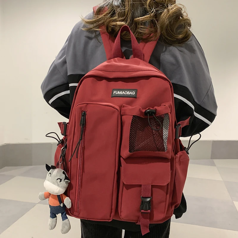 

Модный женский нейлоновый рюкзак для колледжа, школьная дорожная сетчатая водонепроницаемая сумка для мужчин и девочек, классный рюкзак дл...