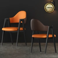 luxury light chair home nordic back chair coffee tea shop leisure tables and chairs fashion creative new soft chair