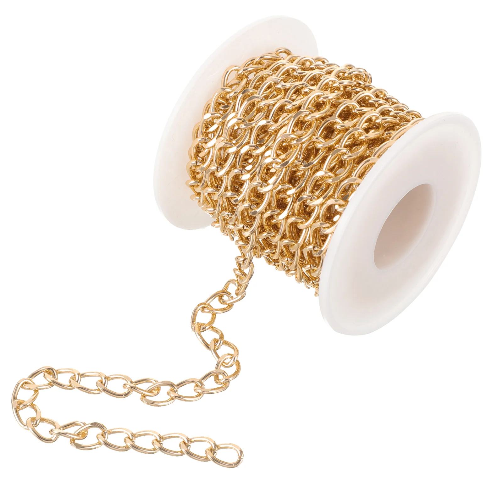 1 Roll of Necklace Chain Jewelry Making Link Chain DIY Necklace Bag Craft Metal Chain