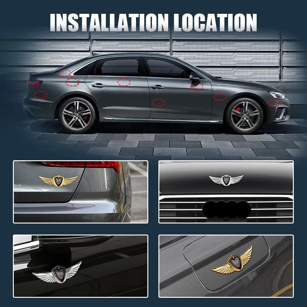 Фото Новая наклейка-эмблема для кузова автомобиля Audi S A3 A4 B8 8P 8V Q5 A7 Q3 8L TT Mk2 C5 A5 RS, аксессуары для автотюнинга №5