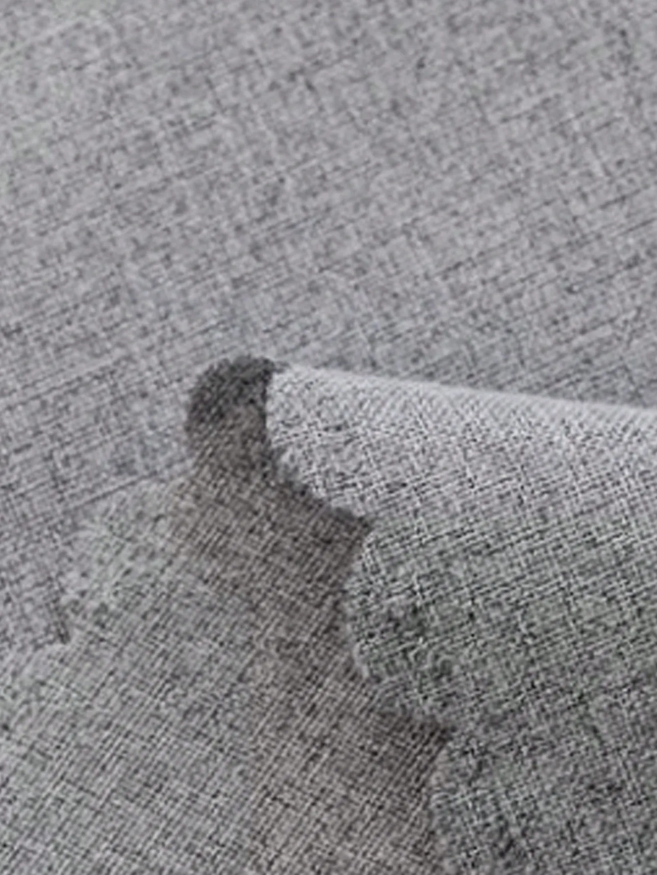 Портативная занавеска простые серые льняные занавески с самоклеящейся