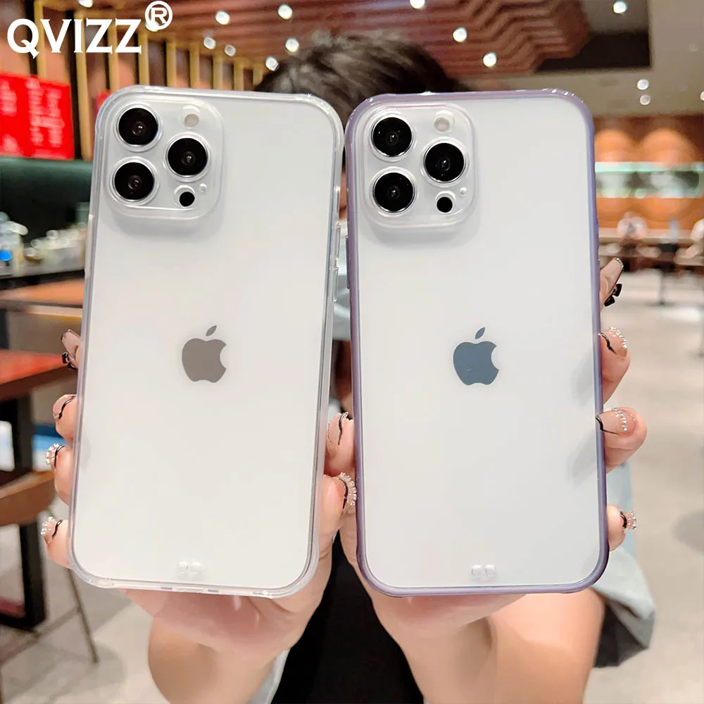 

Luxury Matte Case for iPhone 14 Pro Max Plus 14promax Lens Protector Clear Soft Edges Hard Phone Cover iPhone 13 12 11 Pro Max