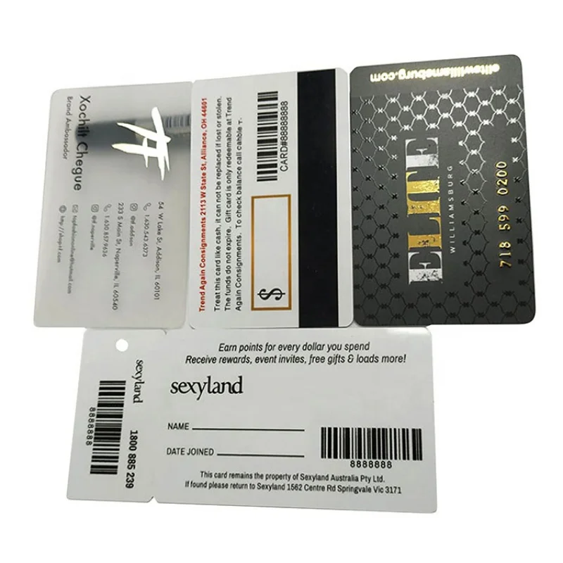 

customizd design maker promotion custom cr80 30mil thick vip loyalty plastic white pvc id membership gift printing business card