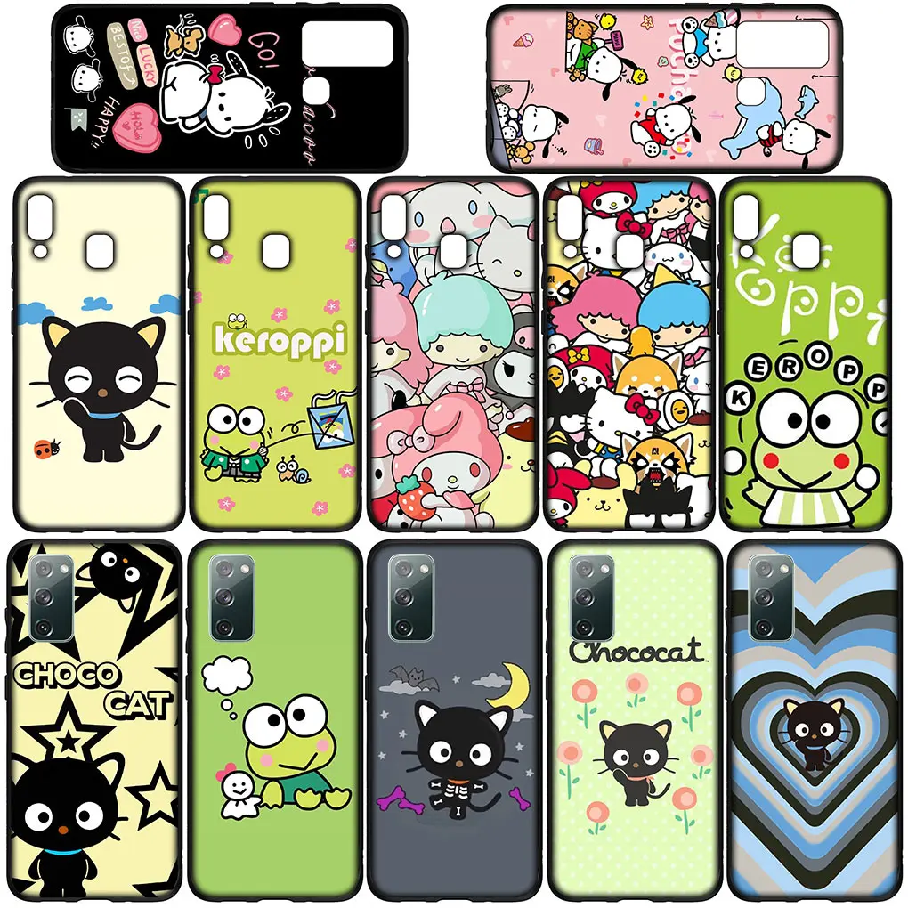 Чехол для телефона Keroppi Chococat Pochacco OPPO A17 A15 A16 A53 A79 A96 A95 A94 A74 A78 A58 A38 A57 A77 A40 A80 Мягкий