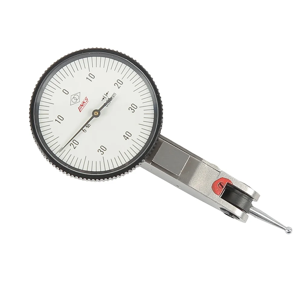 

Accurate Dial Gauge Test Indicator Precision Metric with Dovetail Rails Mount 0-0.8 0.01mm Measuring Instrument Tool