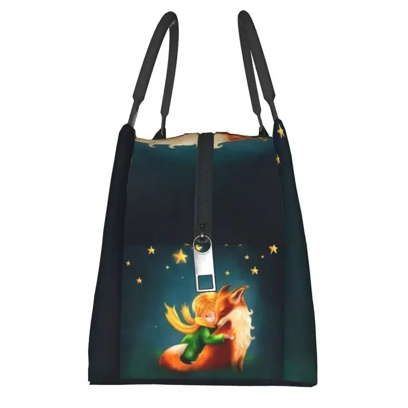 Изолированная сумка для обеда с изображением Маленького принца из сказочной
