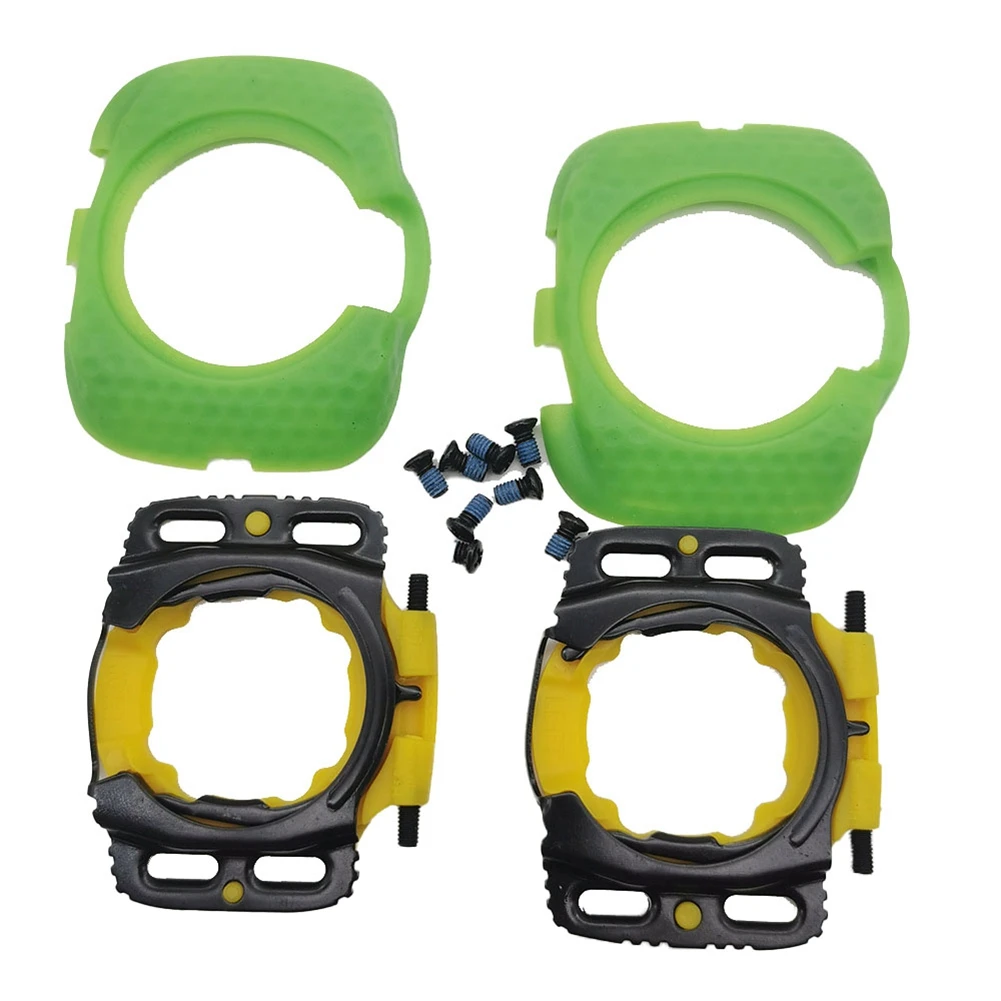 

Upgraded Aerodynamic Cleats Bicycle Pedal Bike Pair Pedals Cleats Protection Cover for Zero,Green