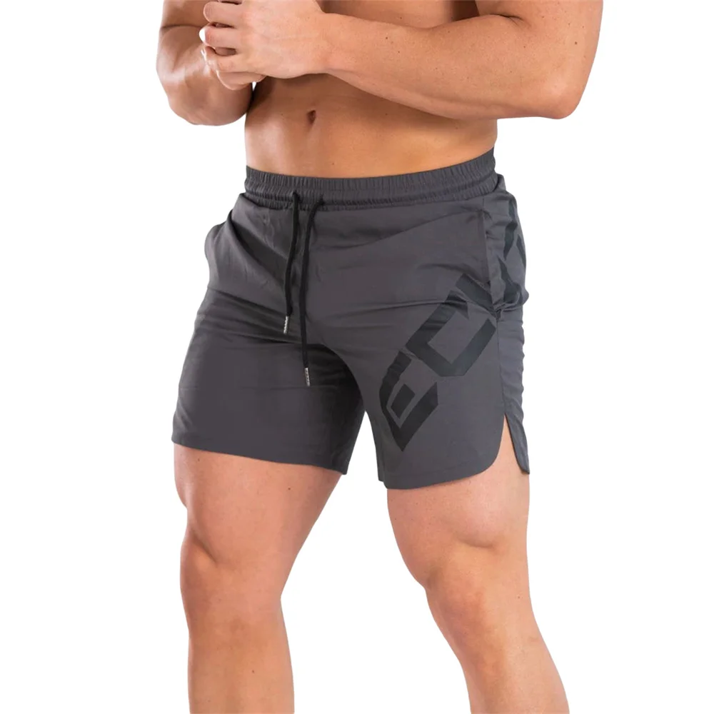

Шорты спортивные Douhoow мужские с эластичным поясом, дышащие быстросохнущие Короткие штаны с принтом, шорты для бега и тренировок по мышцам