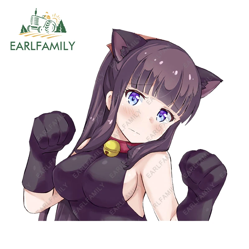 EARLFAMILY 13 см x 12 2 для новой игры Takimoto Hifumi Висячие автомобильные наклейки креативная