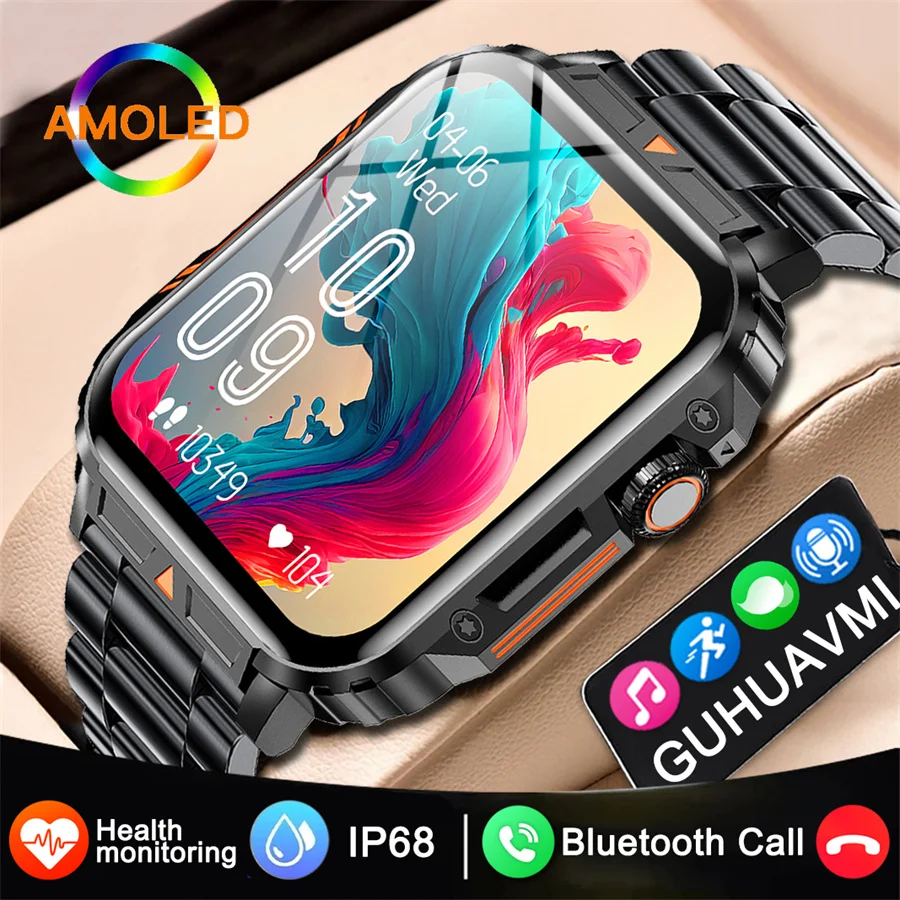 Новинка 2024 умные часы для спорта на открытом воздухе с вызовом Bluetooth спортивные