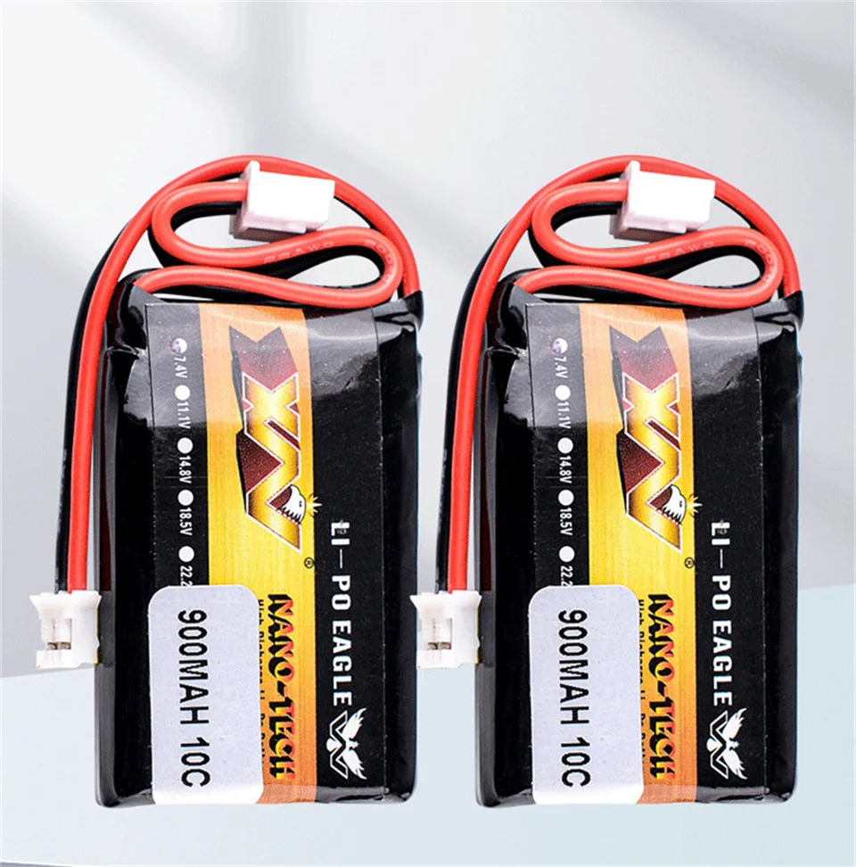 

2S 7,4 V 900mAh 10C литий-полимерный аккумулятор PH2.0 разъем для SCX24 1/24 RC модели автомобиля вертолета самолета запасные части