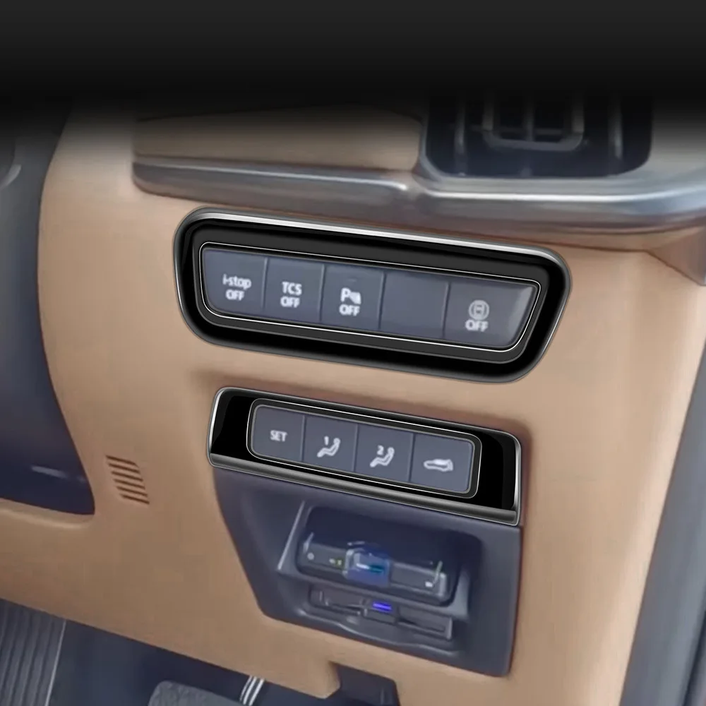 Стайлинг автомобиля карбоновая внутренняя кнопка декоративная панель Обложка