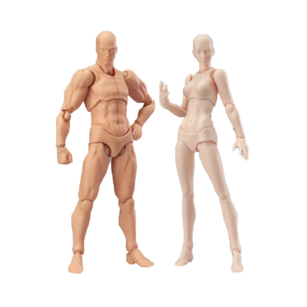 

Body Figures Unpainted Self-Assembly Doll Statue Decorative DIY Miniature Model Drawing Sketching Painting Prop Home Decorations