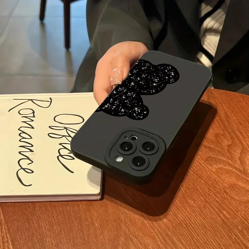 Чехол для телефона с цветочным рисунком медведя Xiaomi Mi 11 Lite 5G 14 13T 13 12T 12 12X Poco F6 F5 X6 X5