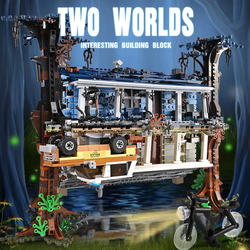 

In Stock 2499pcs City 75810 Stranger Things The Upside Down Building Blocks Bricks Set For Children Toys Gift Christmas Gift