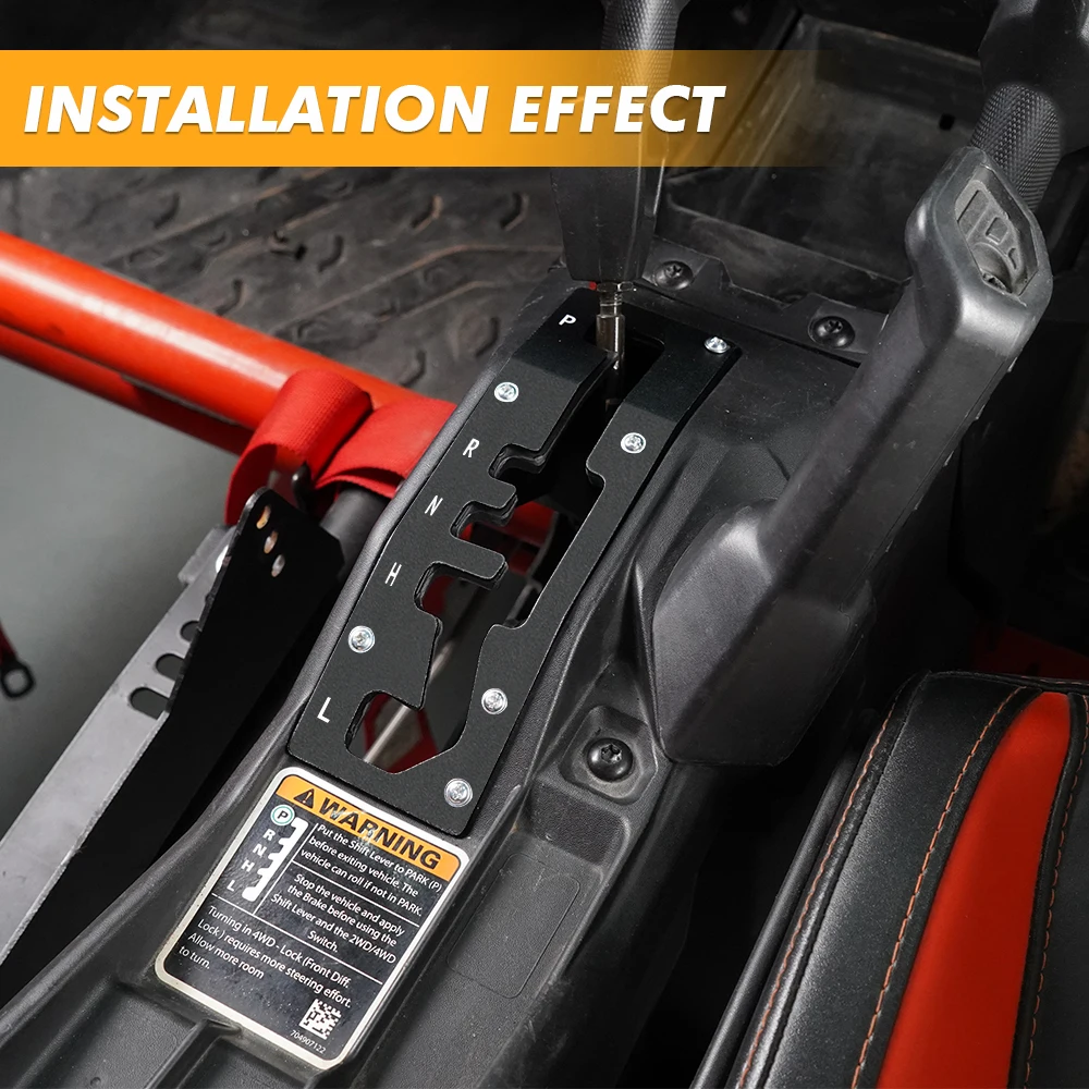 НайсСНС УТВ Панель для шифтера Shift Shifter Gate для Can-Am Maverick X3 2017-2021 T5052 Биллет Алюминиевые аксессуары запчасти бренда.