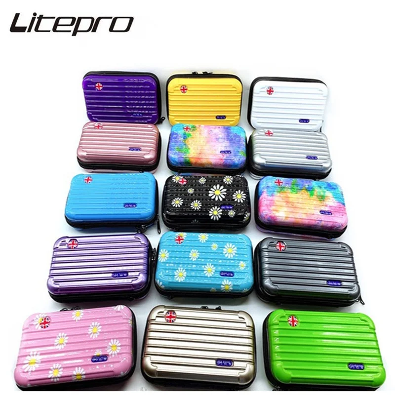 

Liteproelite Mini Pig Nose Bag с коннектором, прекрасная стойка, жесткий корпус, брелок, передняя сумка, корзина для Бромптона 3, 60 щуки