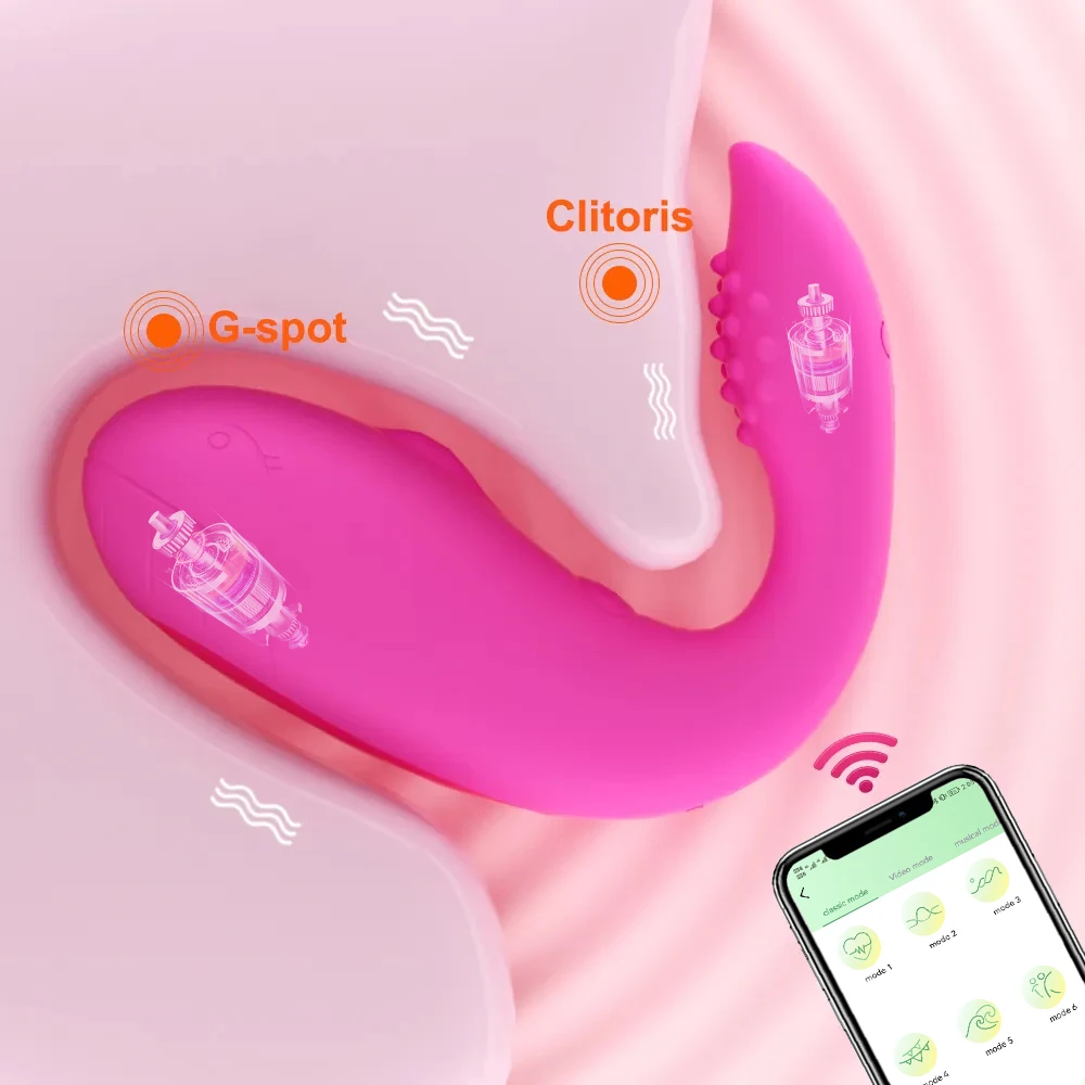 Фото Приложение Bluetooth Вибратор Управление яйцом для женщин Стимулятор клитора Носимый массажер для точки G Трусики Вибрирующие секс-игрушки для взрослых №3