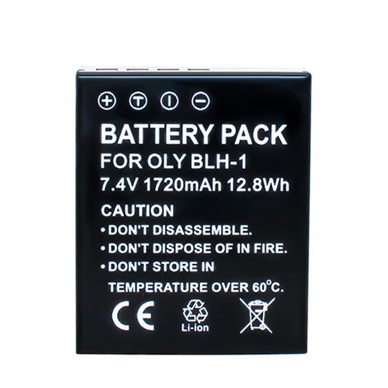 Аккумуляторная батарея BLH-1 BLH1 для камеры + USB зарядное устройство Olympus E-M1 Mark II EM1-2 EM1