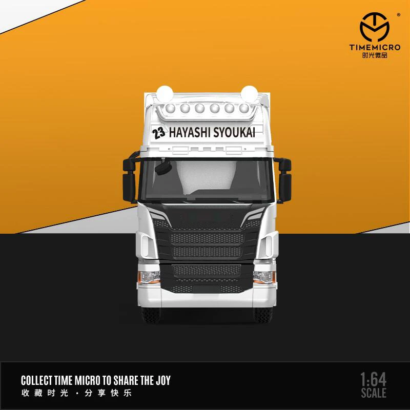 

Time Micro 1:64 LBWK Truck with 40' Metal Container Lightning No.23/truck Martini Die-Cast Car Model Collection Miniature