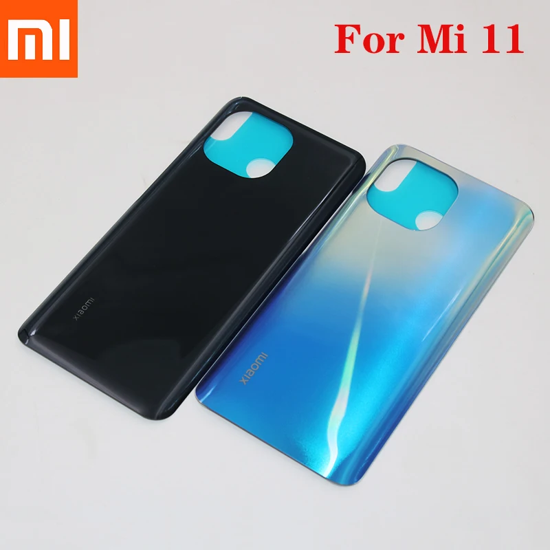 

Xiaomi Mi 11 Back Glass Battery Cover Original For Xiao Mi 11 5G Rear Door Housing Case Replacement Repair Part With Adhesive