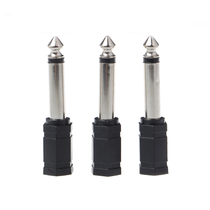 DX11 3 шт. 6 35 мм 1/4 дюйма моно-штекер на 1/8 5 гнездо o переходник-переходник