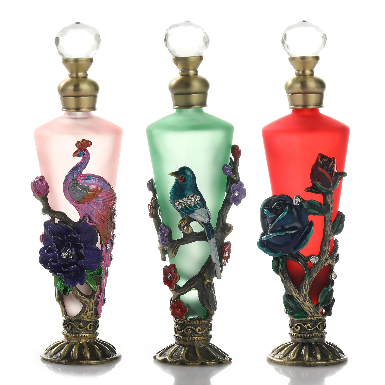 Флакон для духов Металлический с эмалью 30 мл