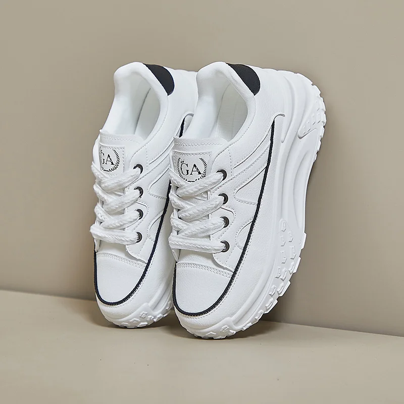 

Classic Heighten Sneakers Women Lace Up Thick Bottom Running Shoes Ladies Chaussure Femme Anti Slip Sport Shoes for Girls Summer