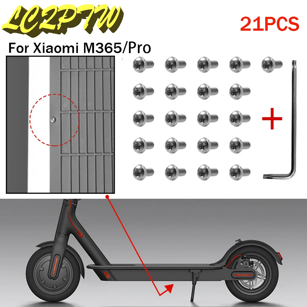 

21 шт. винты с нижней крышкой аккумулятора для Xiaomi Mijia M365 и Pro ремонтные детали для электрического скутера
