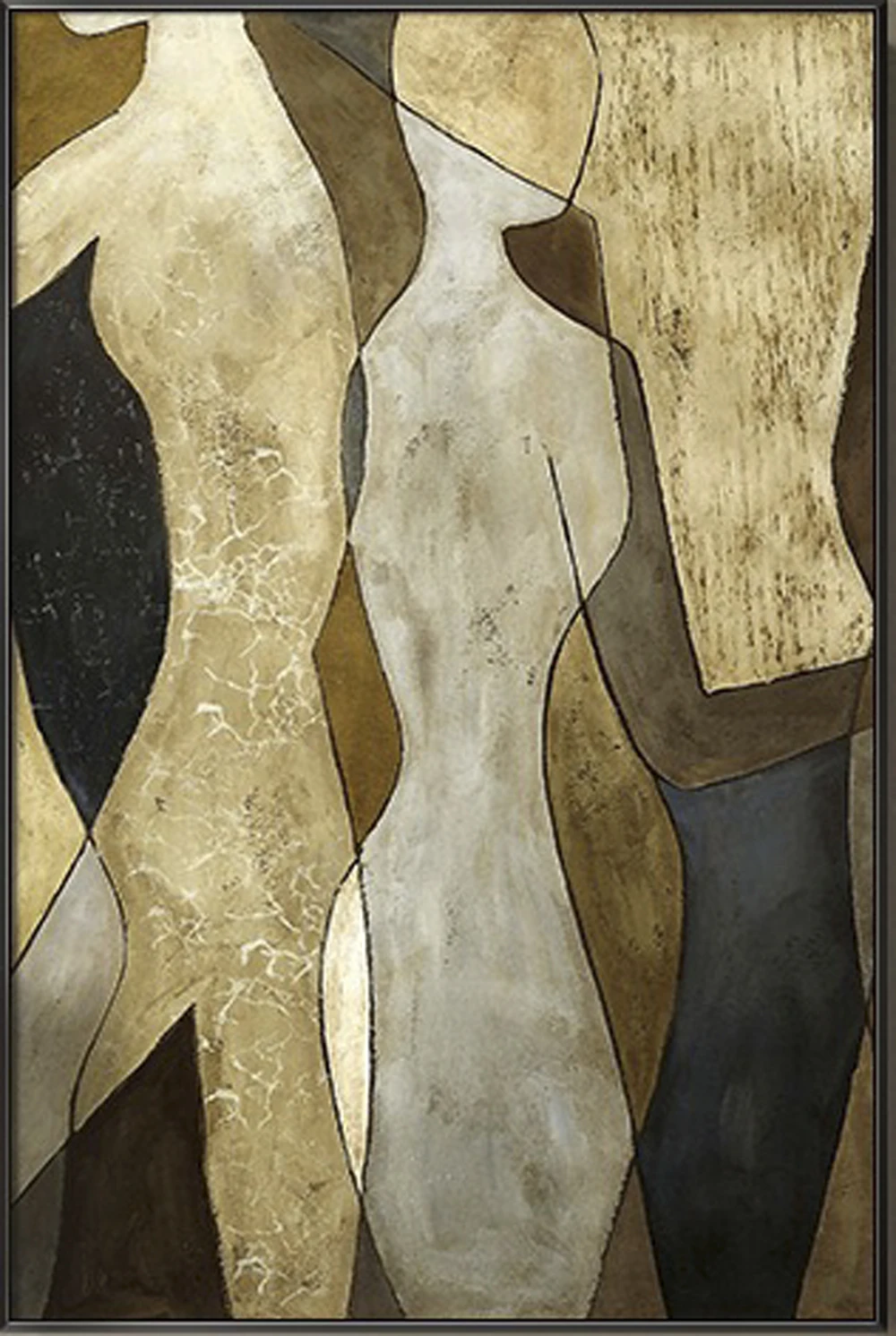 Картина маслом абстрактное искусство картина на холсте серебряный современный