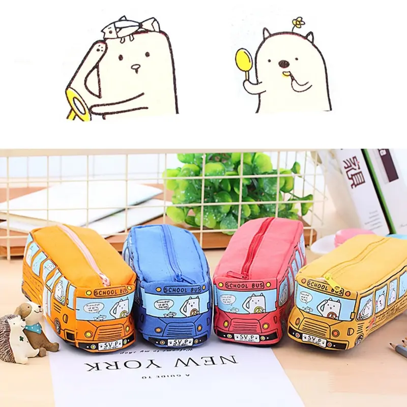 Large Capacity Pen Bag School Pencil Cases For Children Pen Case Kawaii Student Gifts