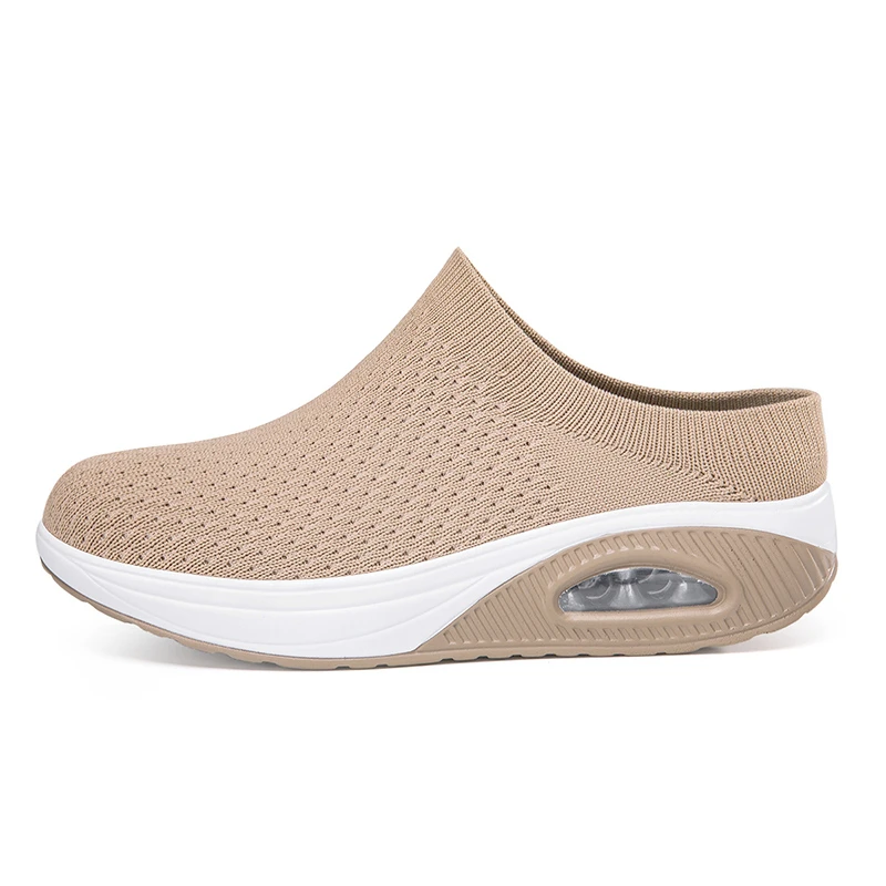 Женские кроссовки без шнуровки повседневная спортивная обувь на платформе