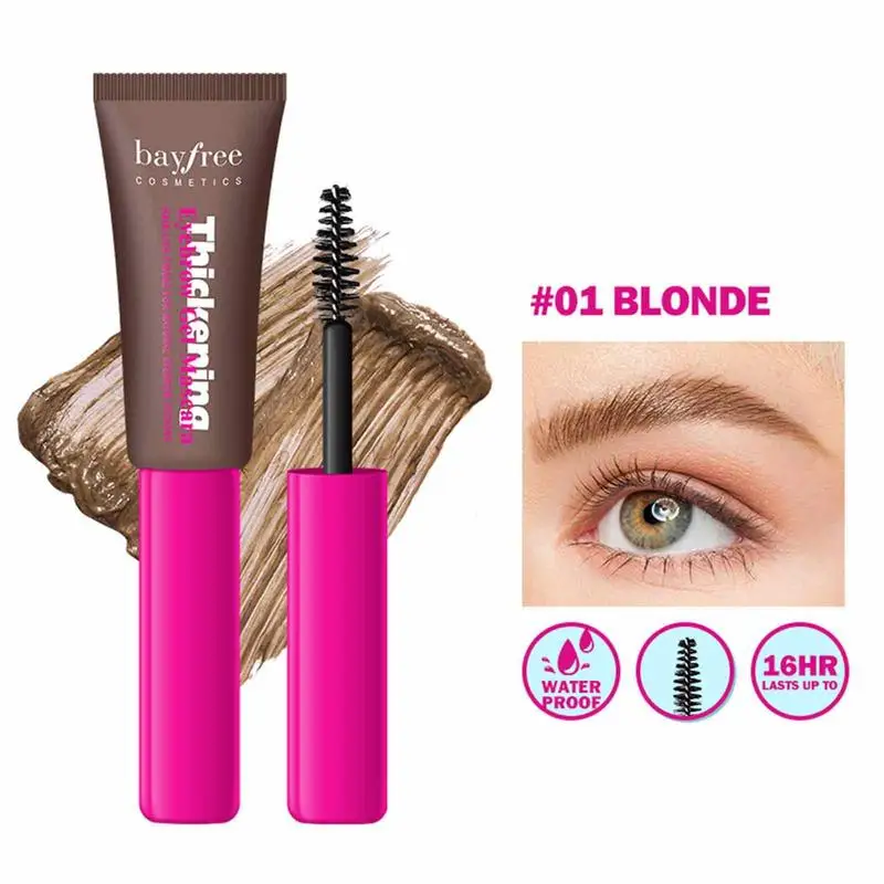 

Thickening Eyebrow Mascara Sweatproof Long Lasting Creates Full Voluminous-Looking Eyebrow Color Highly Tinted Brow Gel
