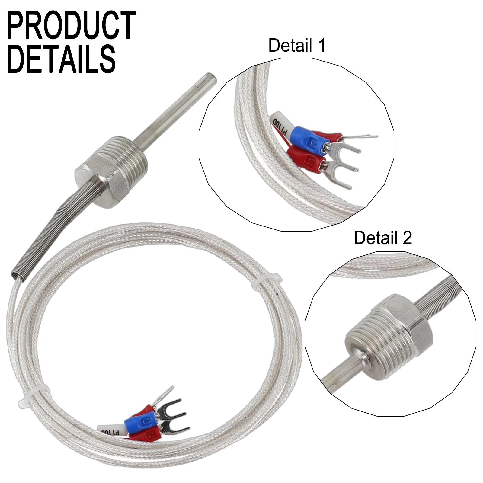 1 компл. Pt100 водонепроницаемый датчик омного зонда MR2170-1/2-50 элемент изоляционный