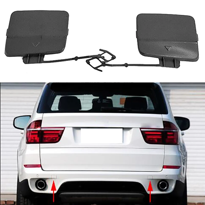 Capuchon de Couverture D'Oeil Crochet Remorquage Pare-Chocs Ar основе Gauche Droit 51127271815 51127271816 pour Bmw E70 X