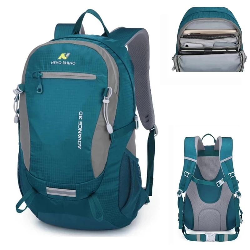 NEVO RHINO Men's 30L Outdoor Backpack Climbing Travel Rucksack Sports Camping Hiking Bag School Bag Pack For Male Female Women