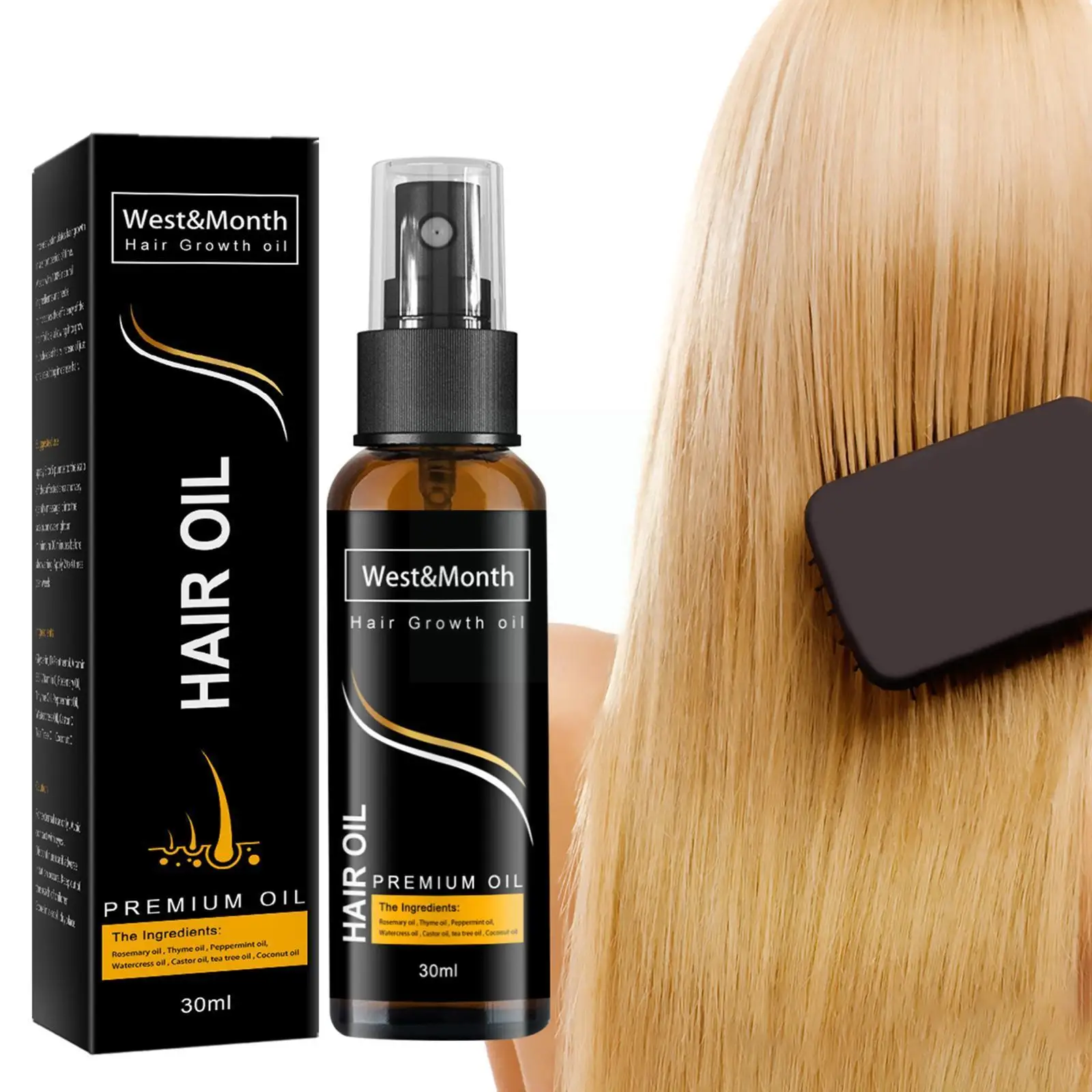 

Растительная эссенция масло для роста волос быстрое Восстанавливающее Средство для ухода за кожей головы Уход за волосами уход против выпа...