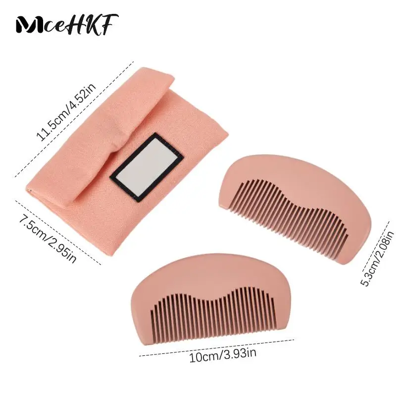 

1PCS Pocket Smooth Hair Wooden Comb Small Wooden Comb Hairdressing Beard Comb Portable Women Hair Styling Tool