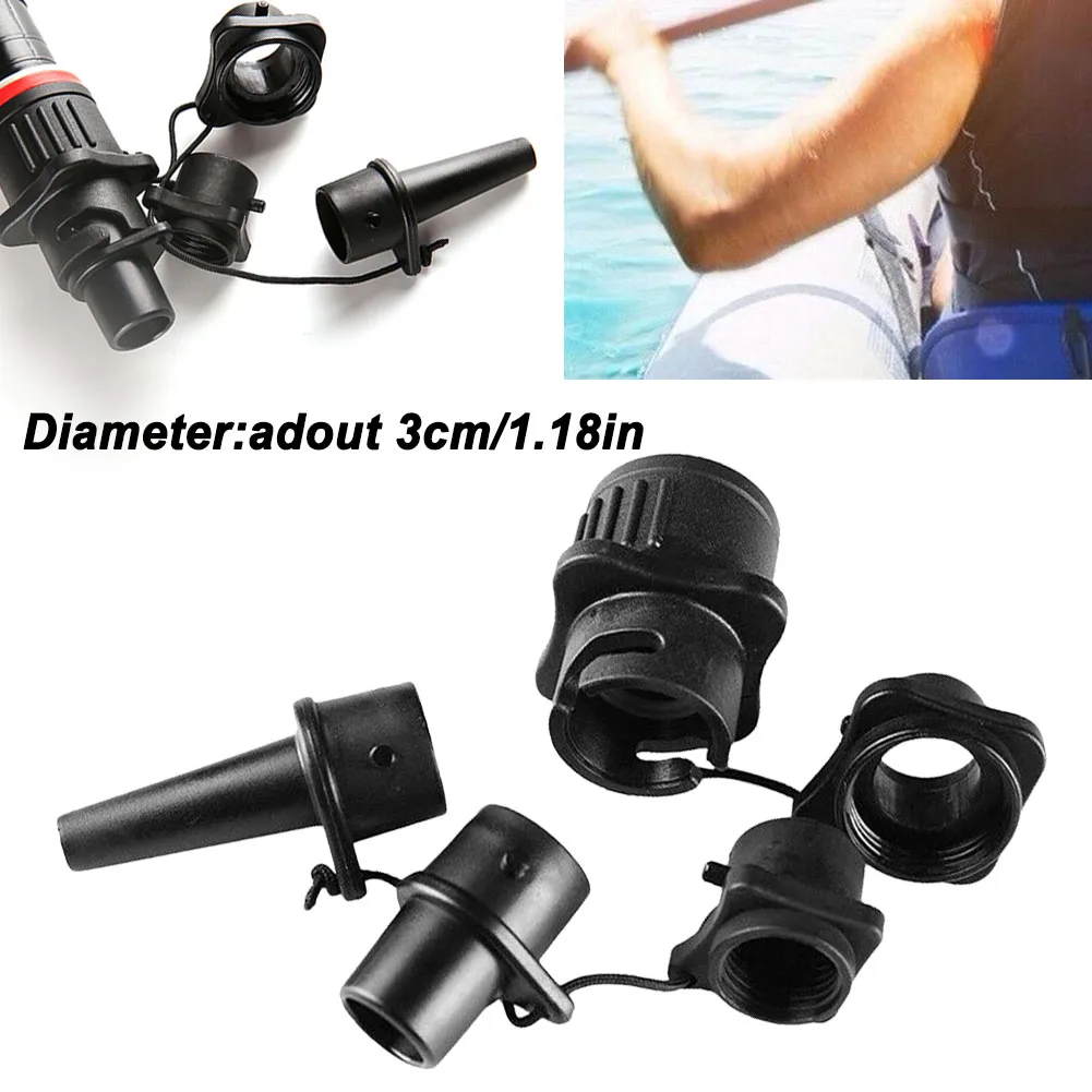 

4 Nozzle S UP-Pump Adapter For Canoeing Inflatable Boat Air Valve Hose Connector Fast Connection Paddle Board Canoe Accessories